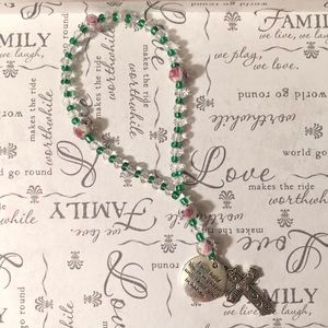 Prayer or remembrance bracelet handmade with love